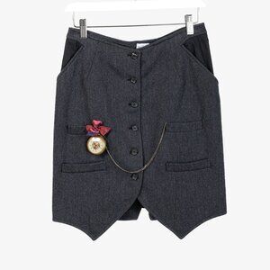 Paul Smith Pocket Watch Accent Cashmere Skirt